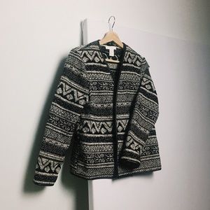 Loose Patterned Jacket